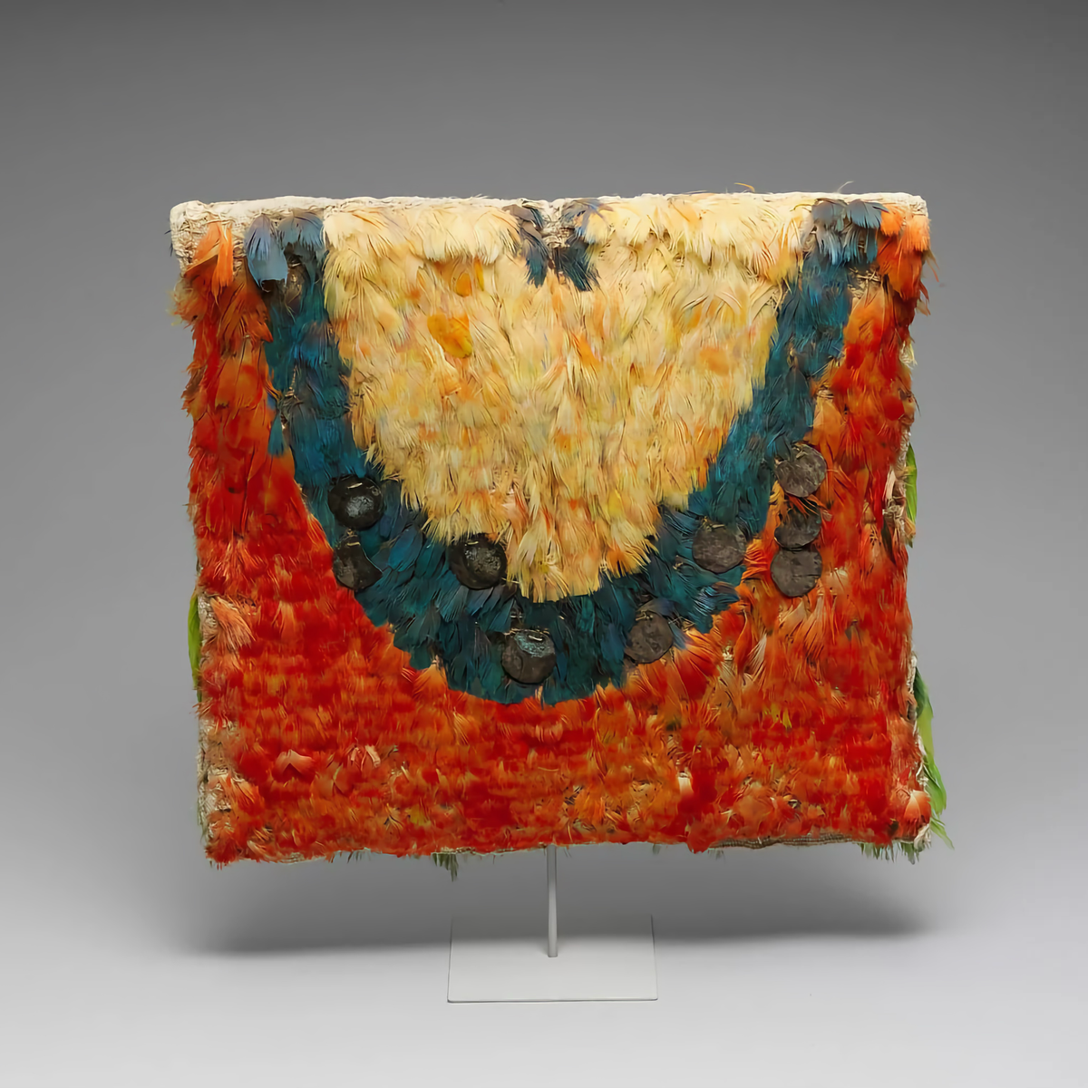 feathered mini-tunics of the Inca people