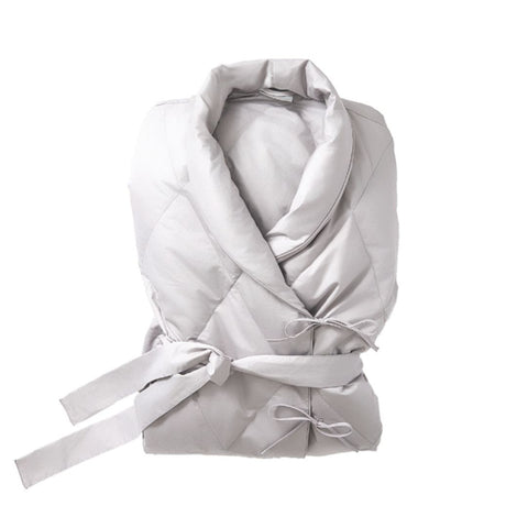 Scandia Home Down Robe - White featured image