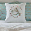 Sferra x Scalamandre Pappagalo Decorative Pillow - White featured image