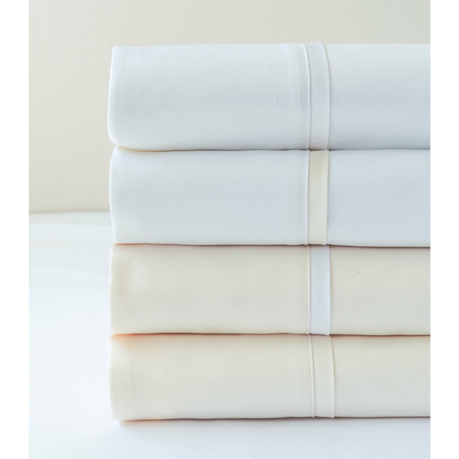 BOVI Estate Bedding Main White/Ivory Fine Linens