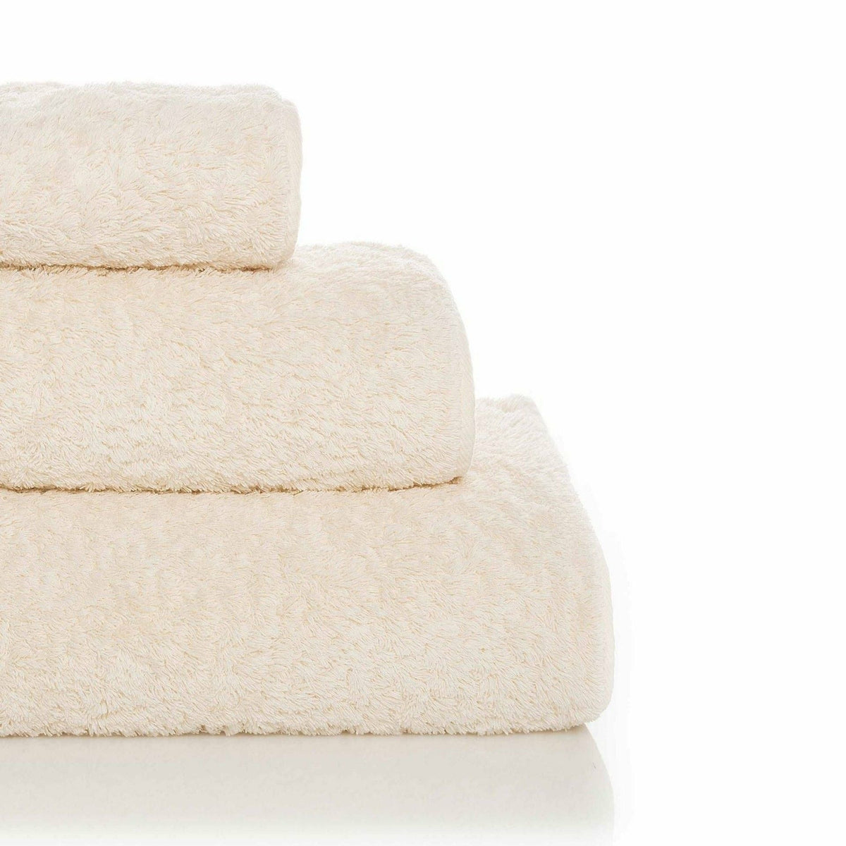 Graccioza Egoist Bath Towels Half Stack Natural Fine Linens