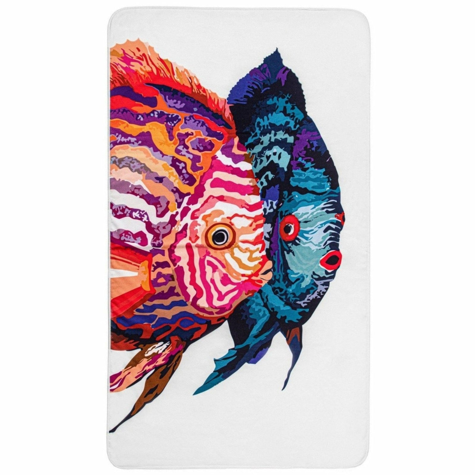 Graccioza Sea Creatures Beach Towels Coral Angelfish Fine Linens