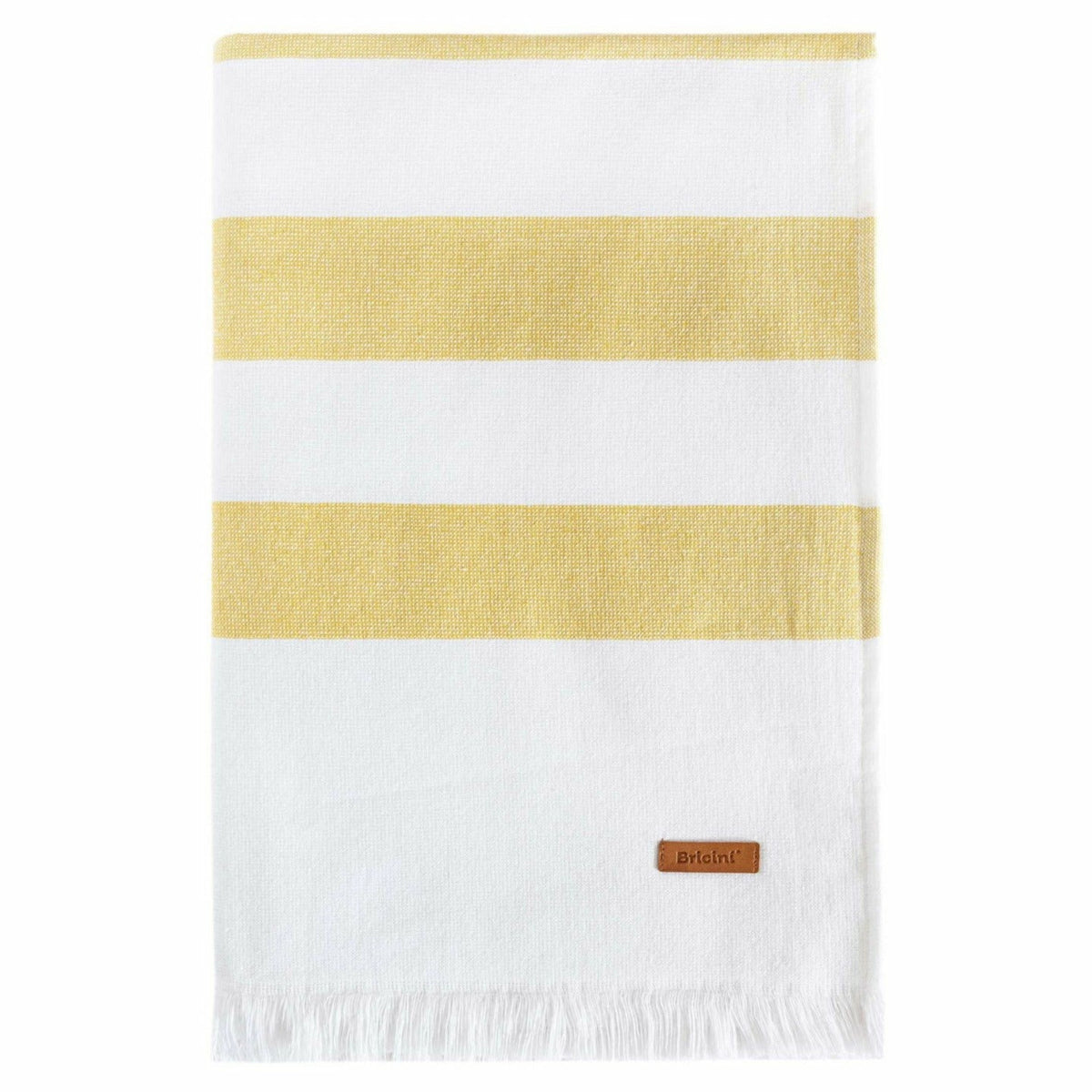 Bricini Costa Nova Beach Towels Silo Mustard Fine Linens