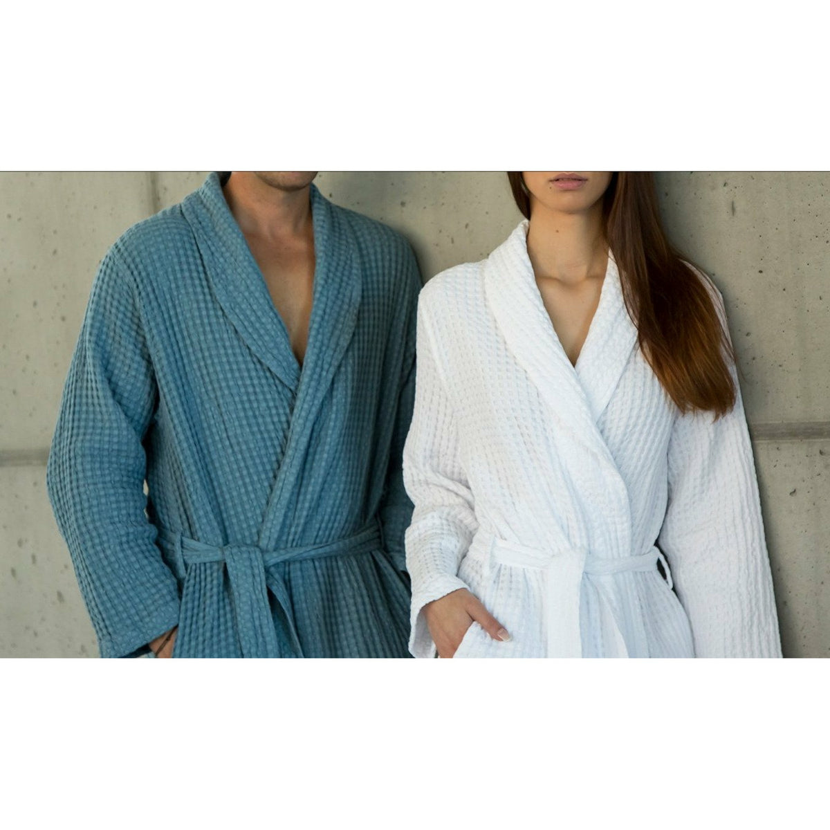 Abyss Pousada Bath Robe Dragonfly and White Fine Linens