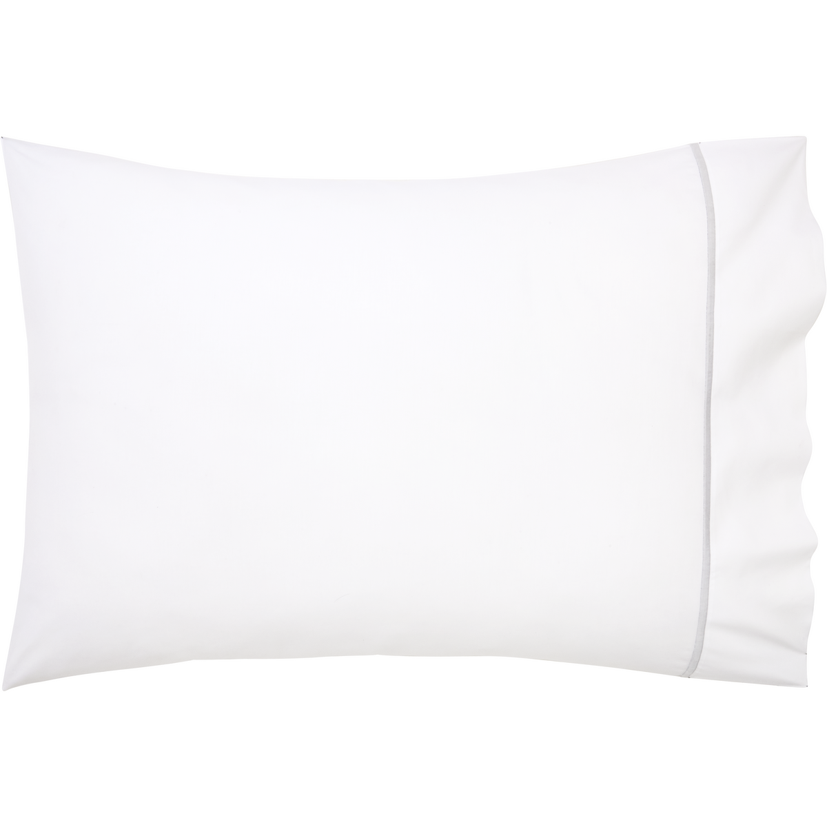 Yves Delorme Athena Bedding Pillowcase Silver Fine Linens