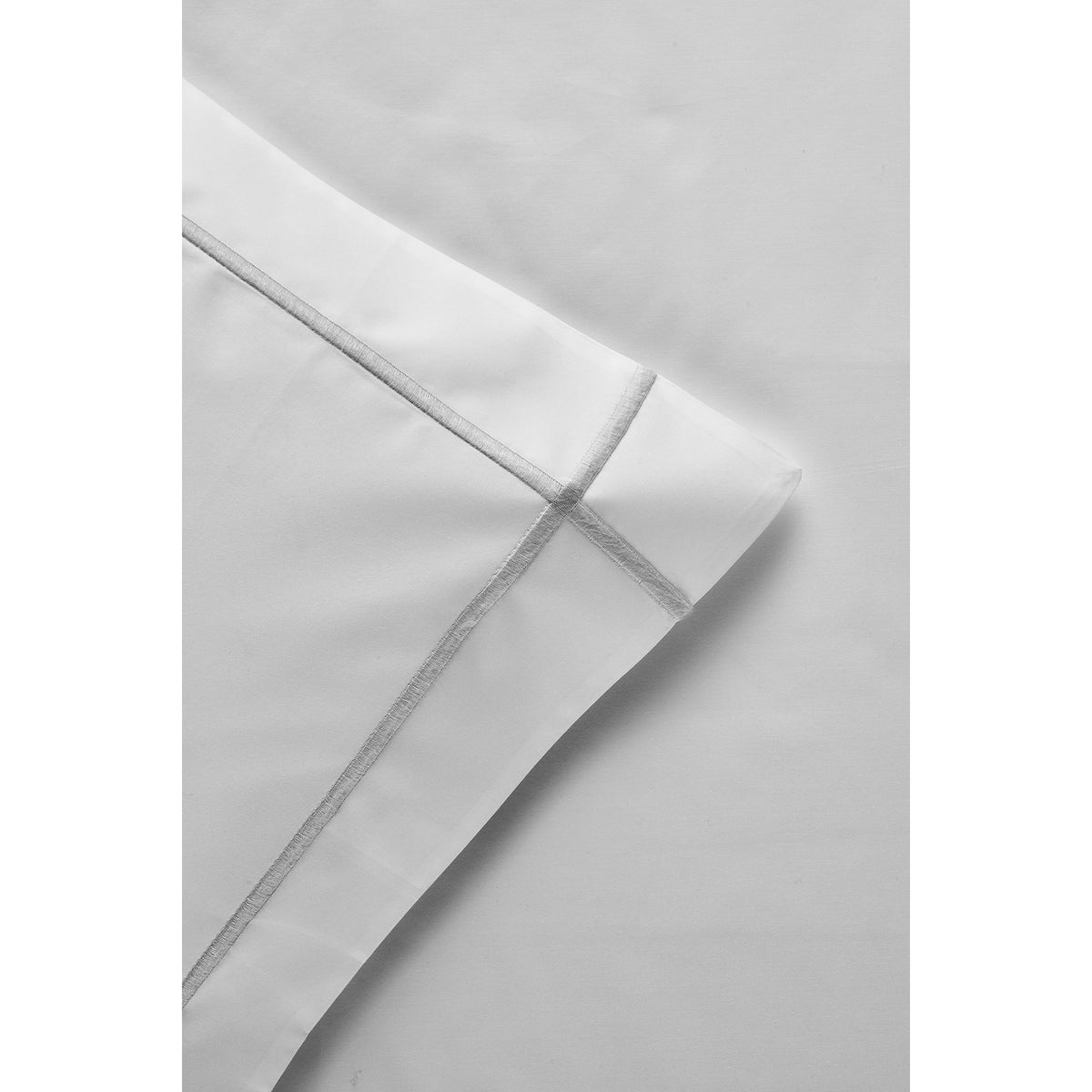 Yves Delorme Athena Bedding Close Up Silver Fine Linens