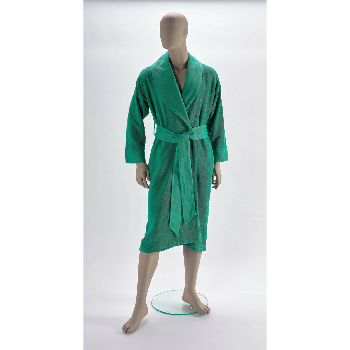 Abyss Amigo Bath Robe on Mannequin1 Emerald Fine Linens