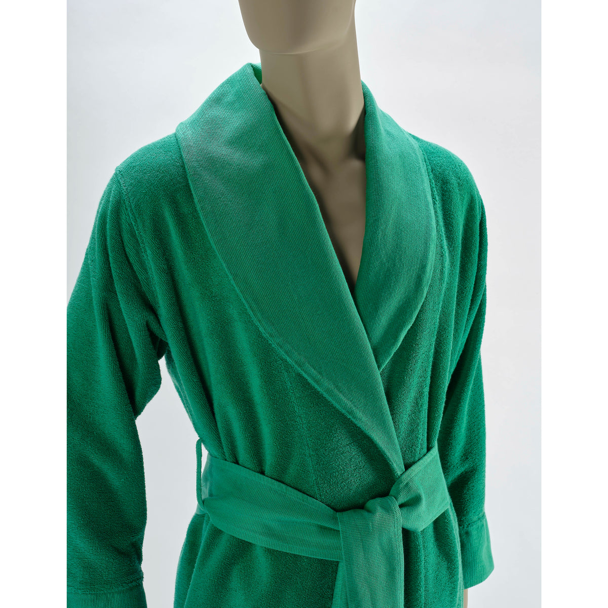 Abyss Amigo Bath Robe on Mannequin2 Emerald Fine Linens