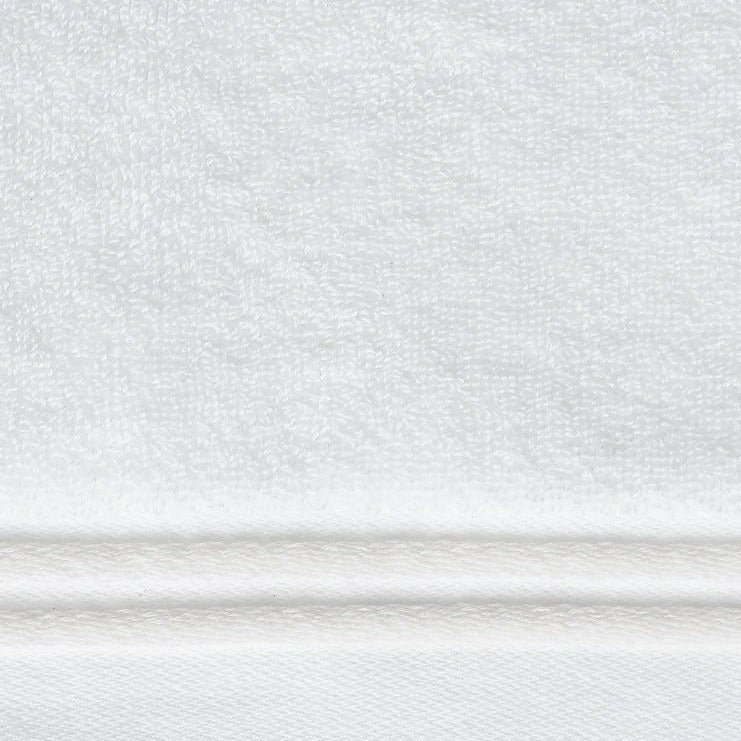 Sferra Aura Bath Towels Swatch White/White