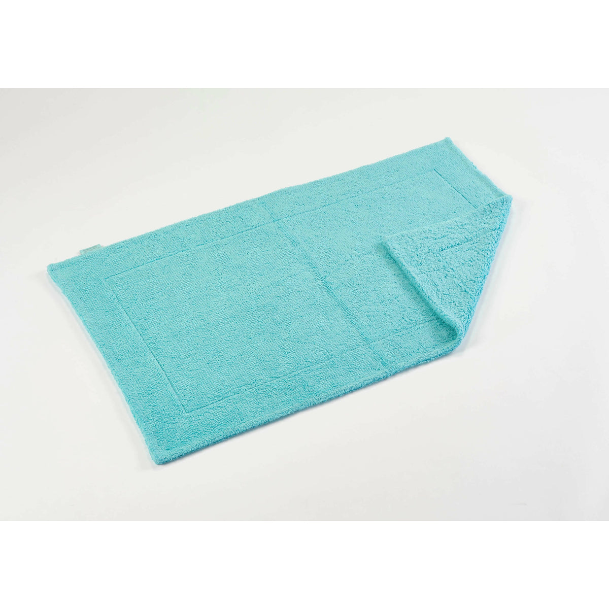 Abyss Double Bath Tub Mat Flat Slanted Turquoise (370) Fine Linens