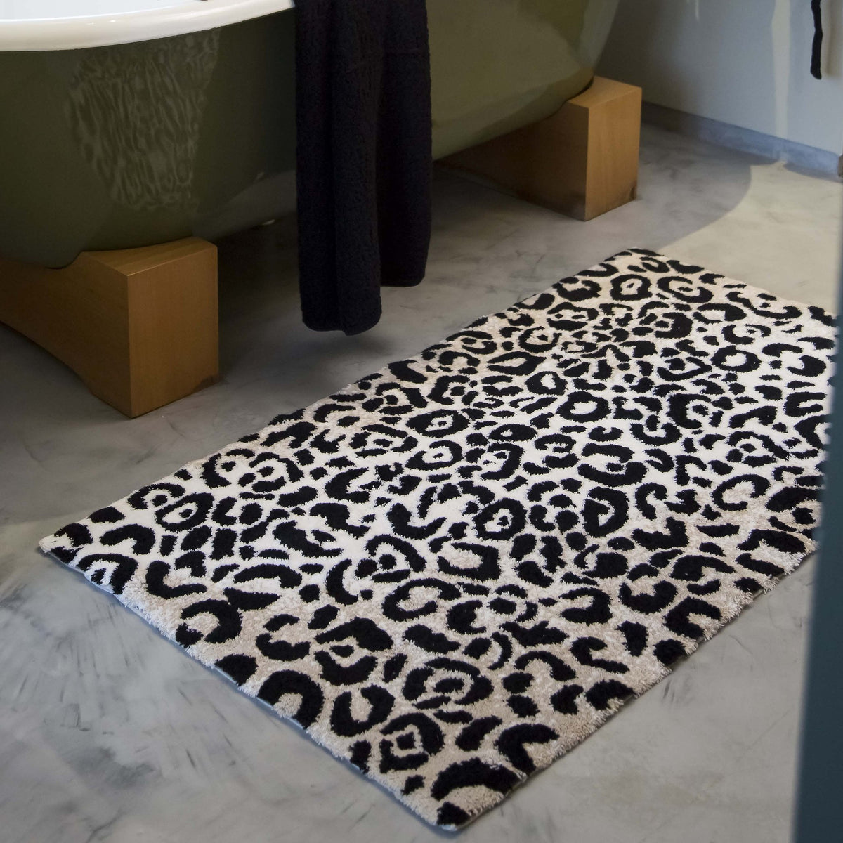 Abyss Habidecor Leopard Bath and Area Rugs Lifestyle 3 Fine Linens