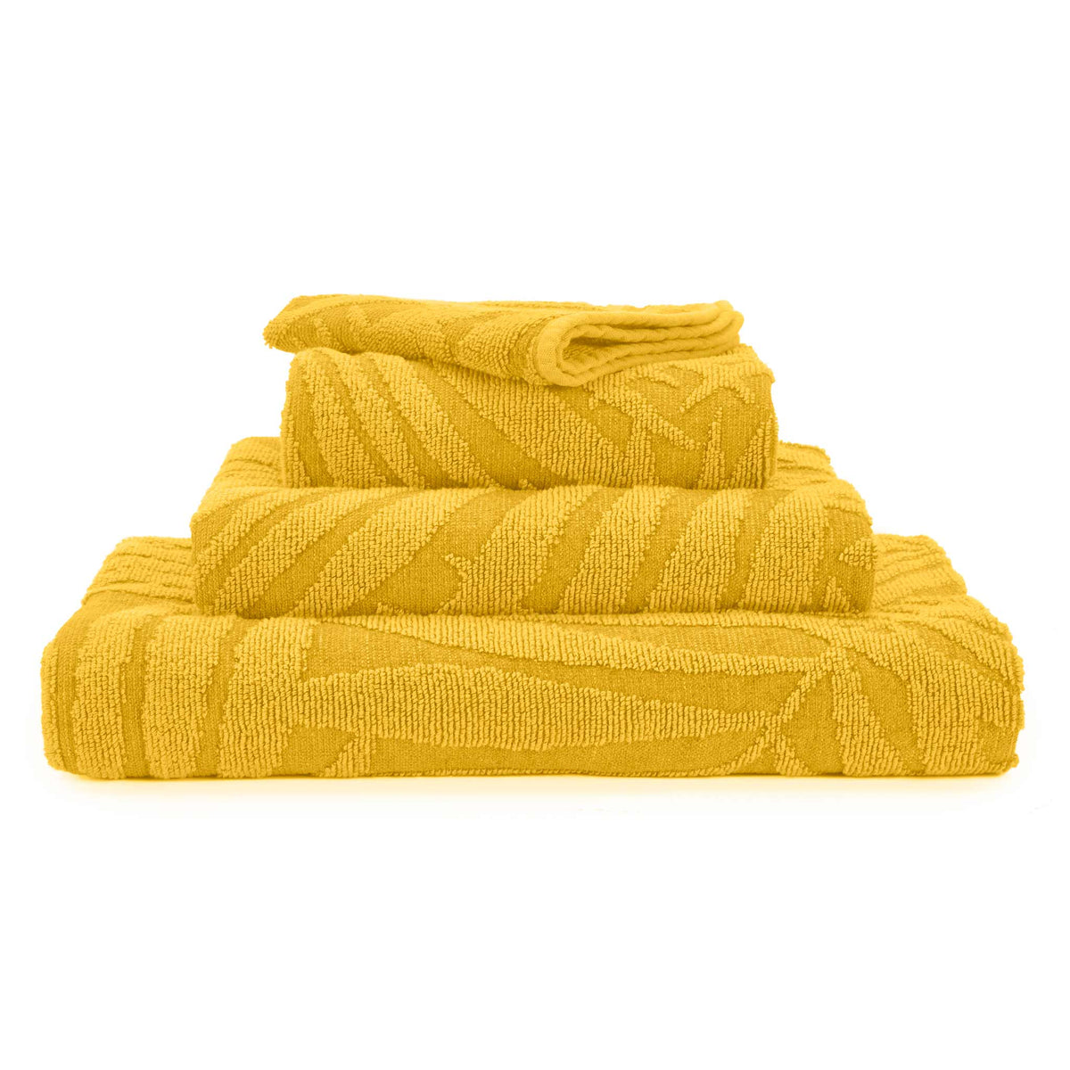 Abyss Fidji Bath Towels Stack Banane (830) Fine Linens