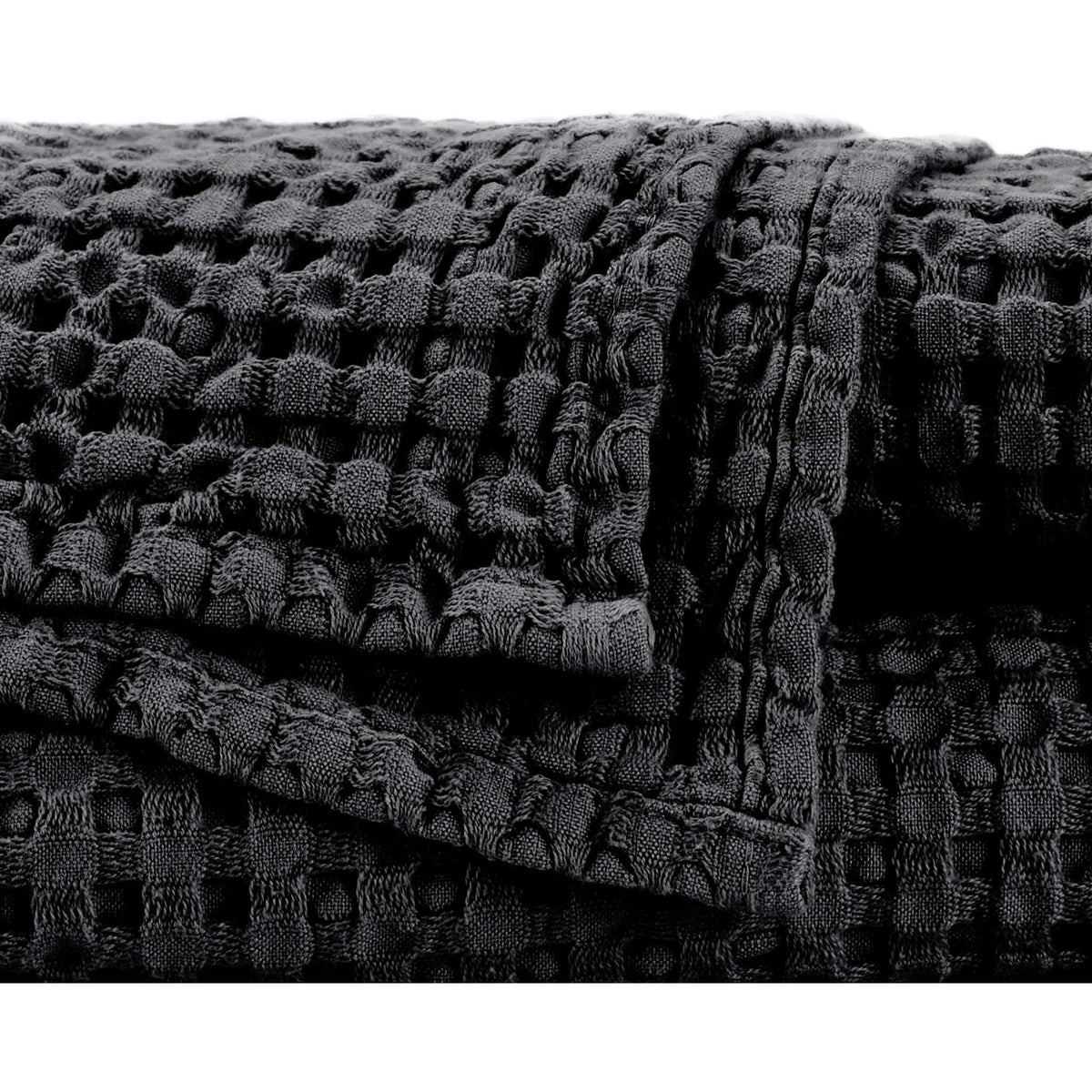 Abyss Pousada Bath Towels Detail Black (990) Fine Linens