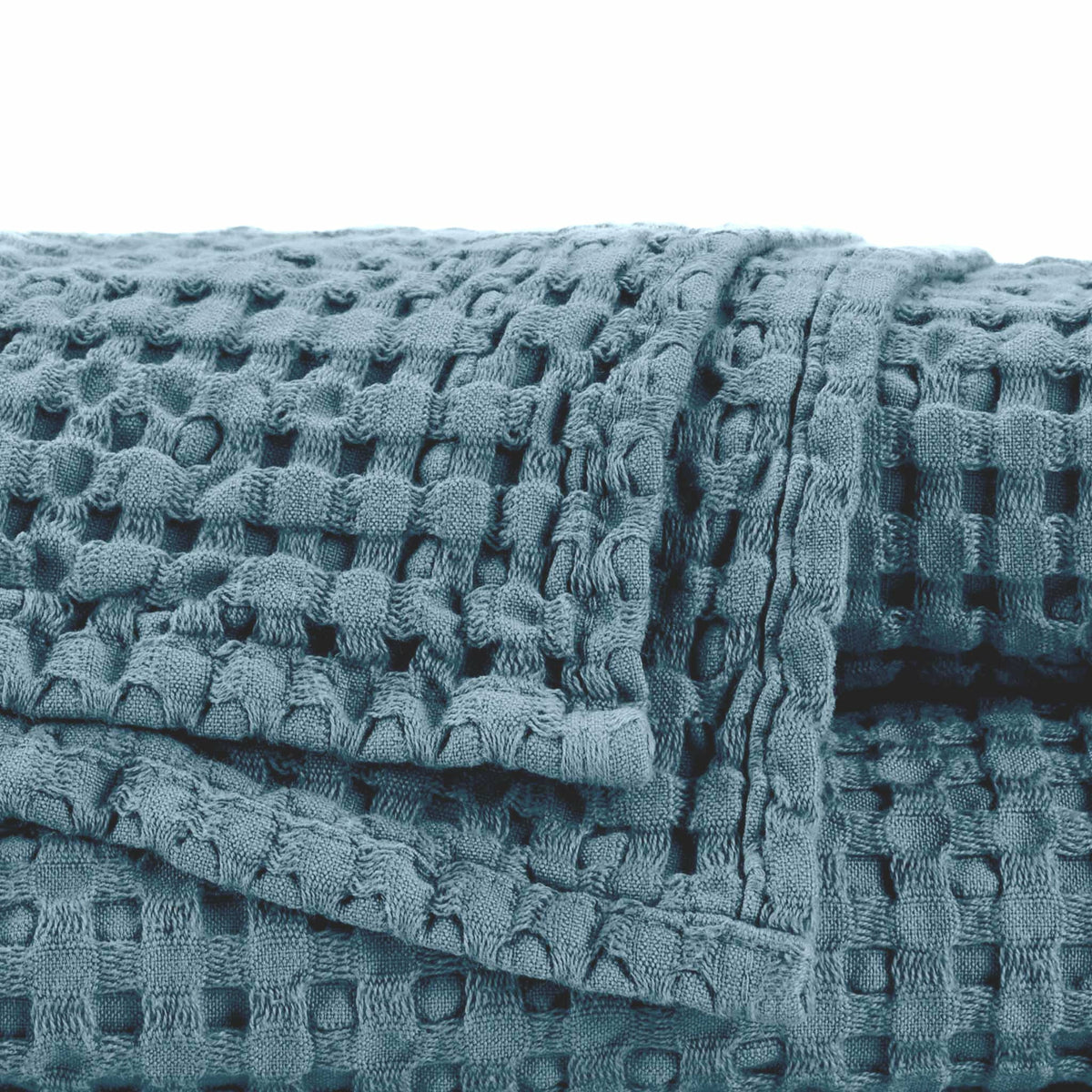 Abyss Pousada Bath Towels Detail Bluestone (306) Fine Linens