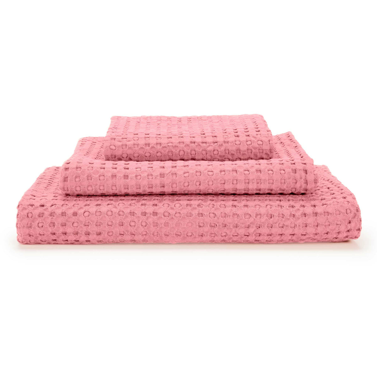 Abyss Pousada Bath Towels Stack 2 Flamingo (573) Fine Linens