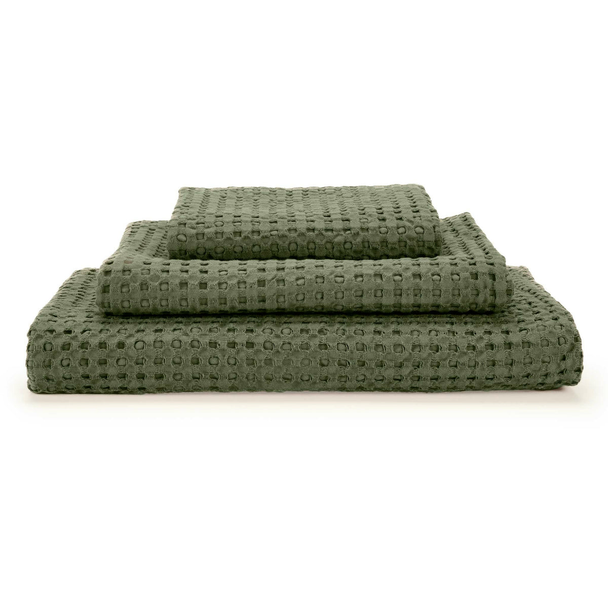 Abyss Pousada Bath Towels Stack 2 Khaki (275) Fine Linens