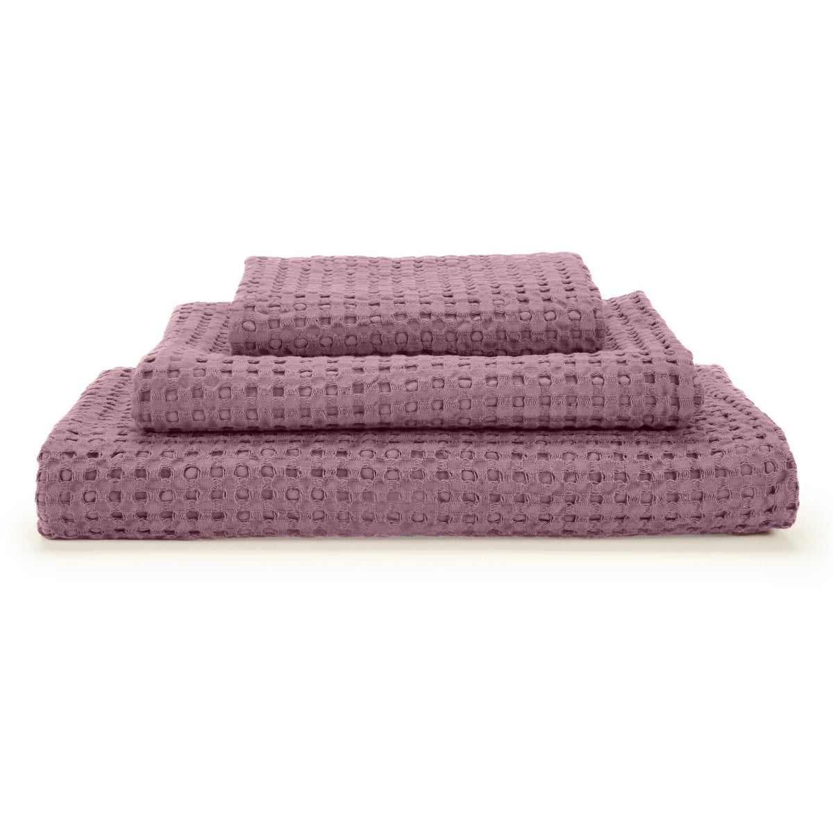Abyss Pousada Bath Towels Stack 2 Orchid (440) Fine Linens