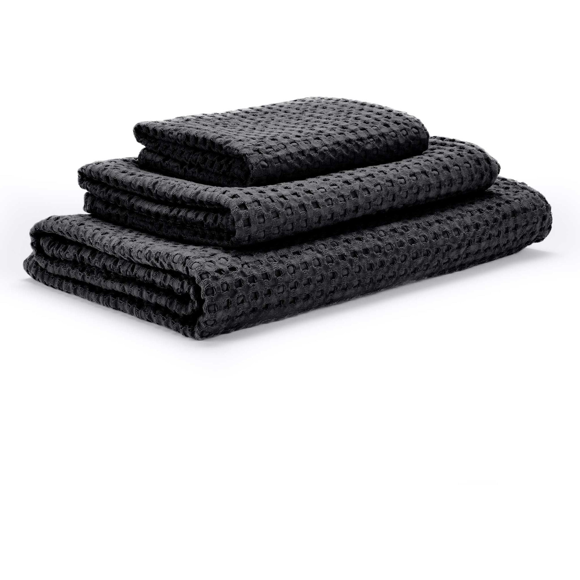 Abyss Pousada Bath Towels Black (990) Fine Linens