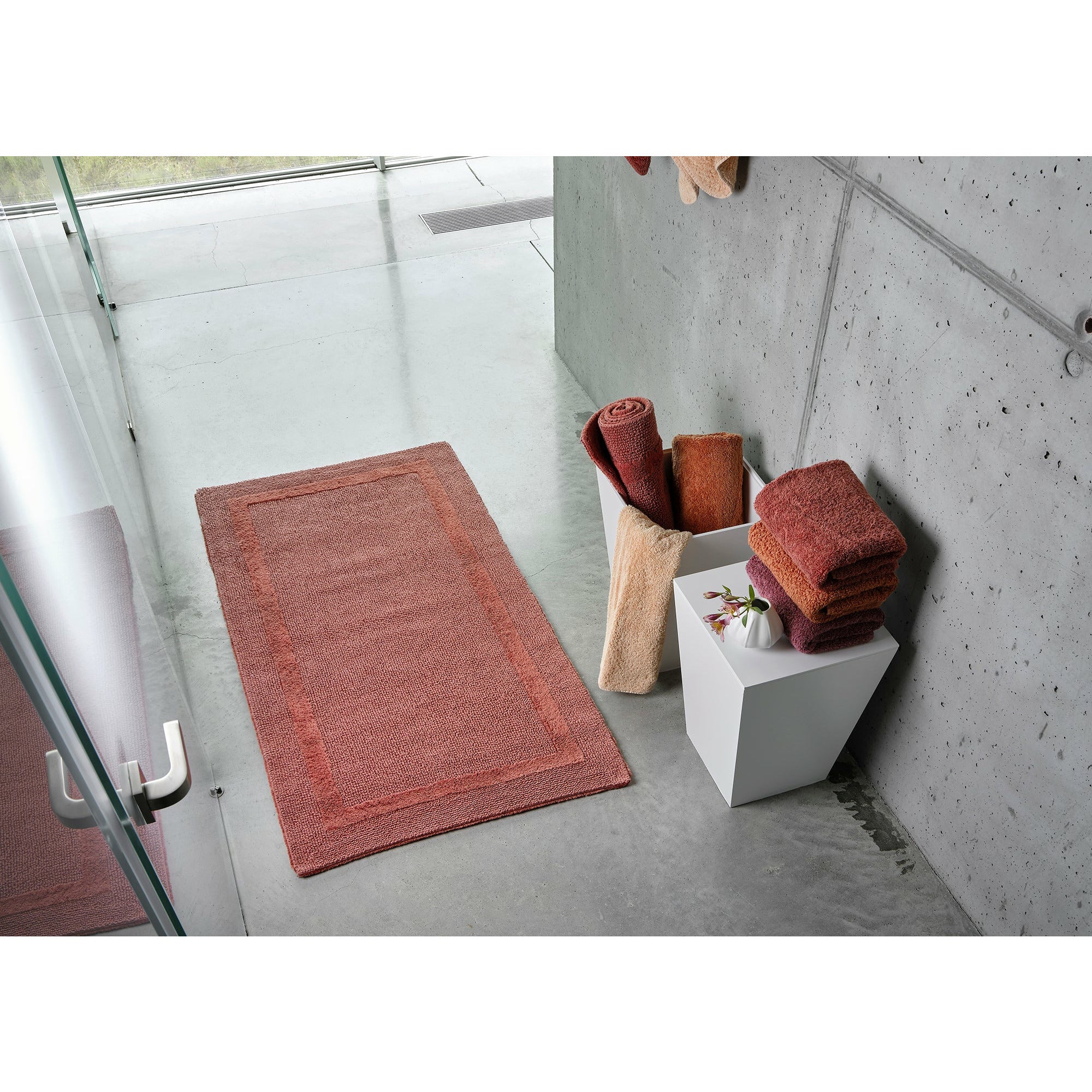 Abyss Perse Rug Abyss Habidecor Reversible Bath Rug - Platinum | Fine Linen & Bath ...