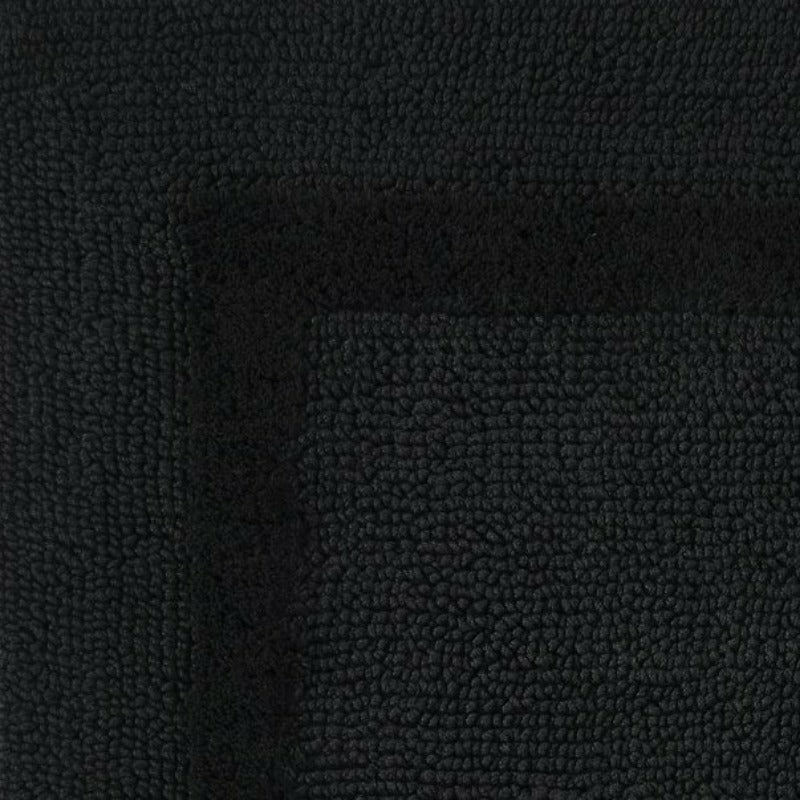 Abyss Habidecor Reversible Bath Rug Black Fine Linens
