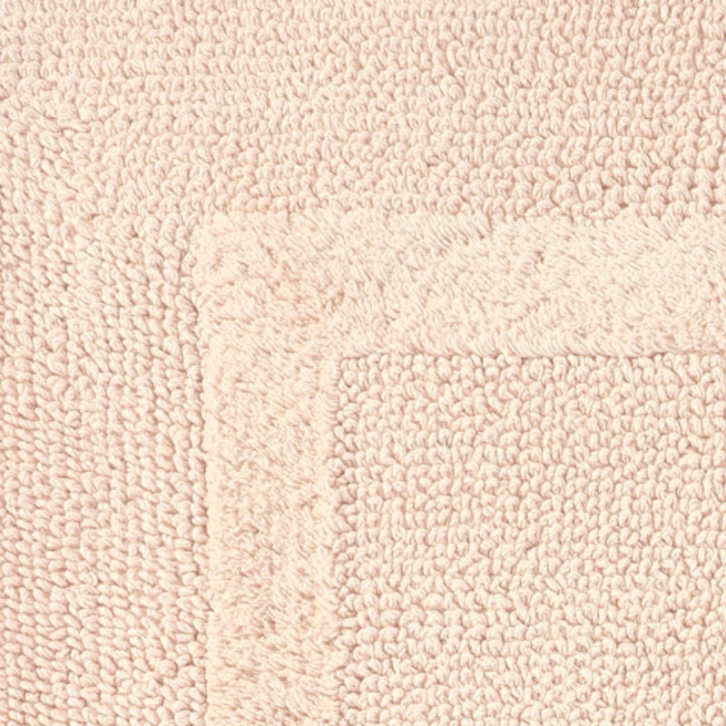 Abyss Habidecor Reversible Bath Rug Swatch Nude Fine Linens
