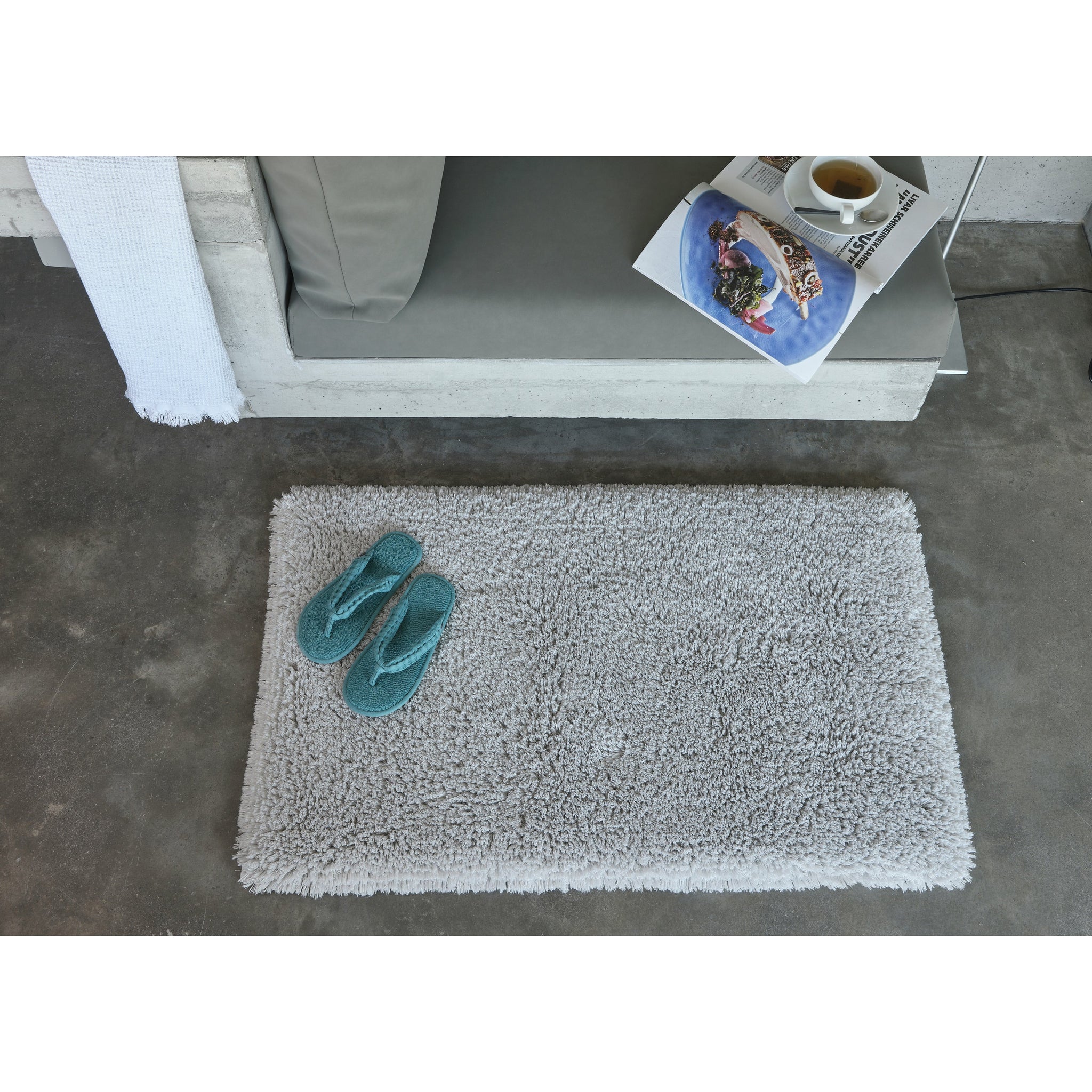 Area Rug Abyss Abyss Habidecor Shag Bath and Area Rugs - Ecru | Fine Linen & Bath ...