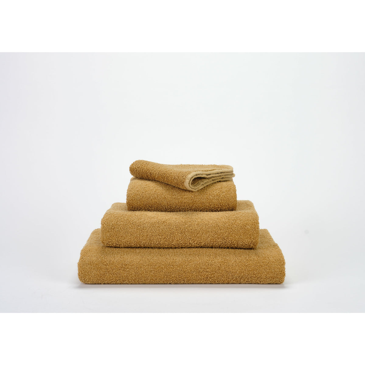 Abyss Lino Bath Towels Flat Gold (840) Fine Linens