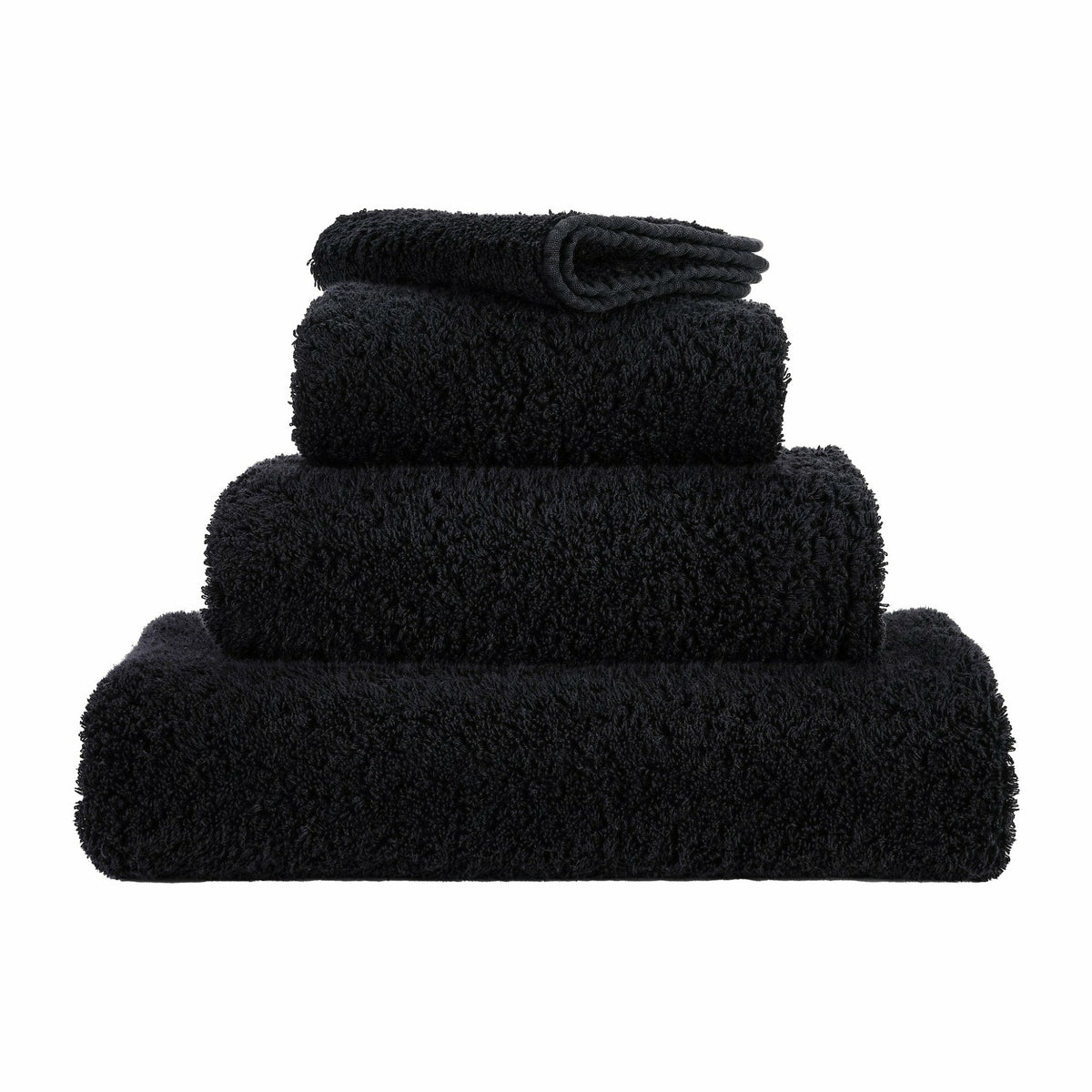 Abyss Super Pile Bath Towels Black Fine Linens