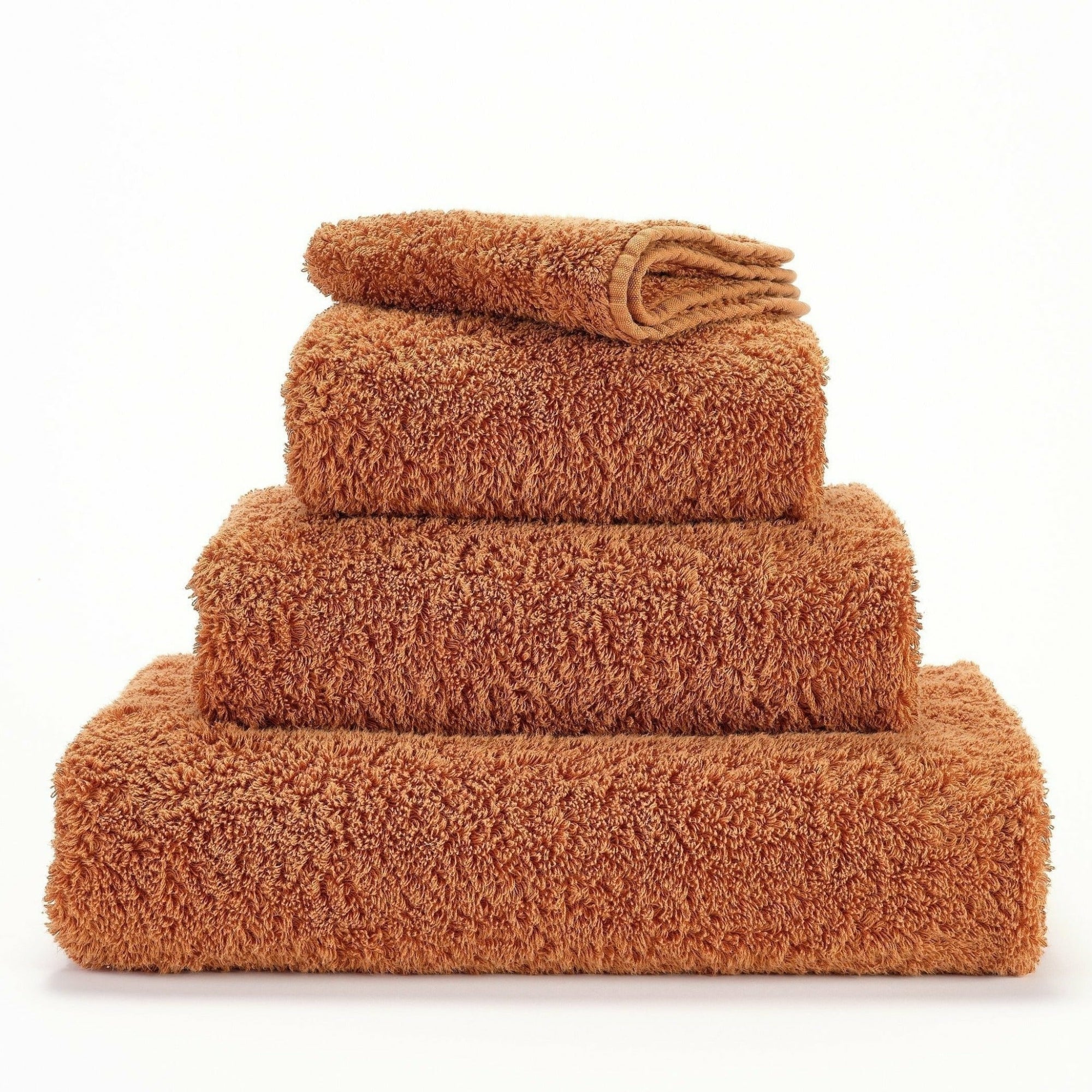 Abyss Super Pile Bath Towels Caramel Fine Linens