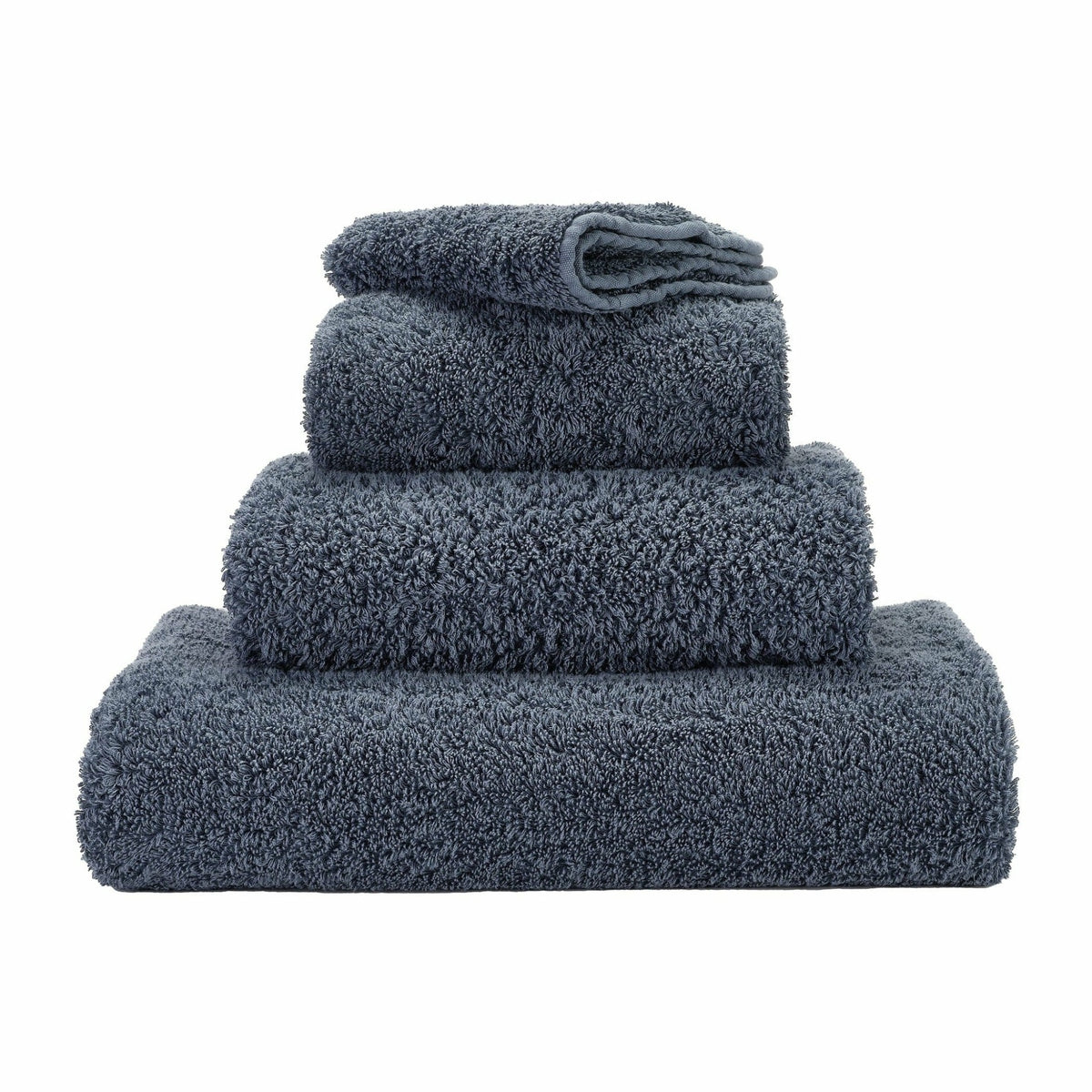 Abyss Super Pile Bath Towels Denim Fine Linens