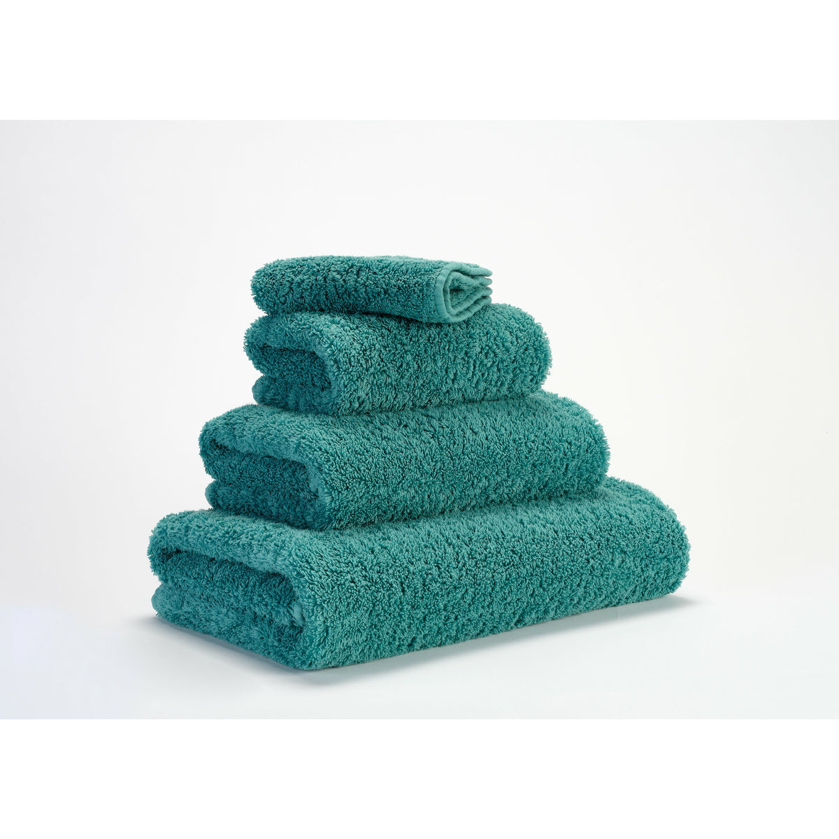 Abyss Super Pile Bath Towels Dragonfly Fine Linens Stack Slanted