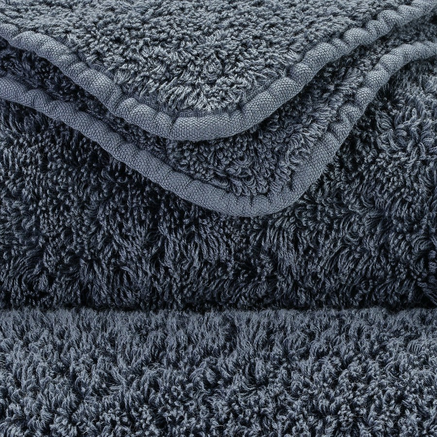 Abyss Super Pile Bath Towels Denim Fine Linens Swatch 