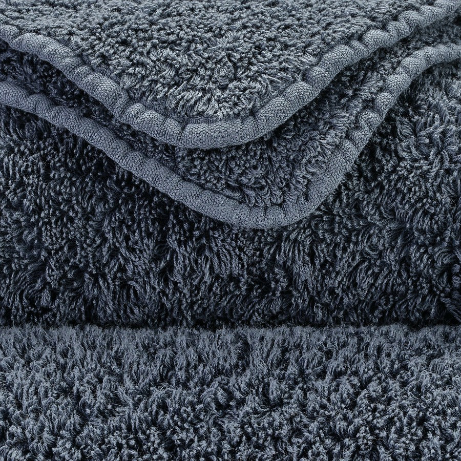 Abyss Super Pile Bath Towels Denim Fine Linens