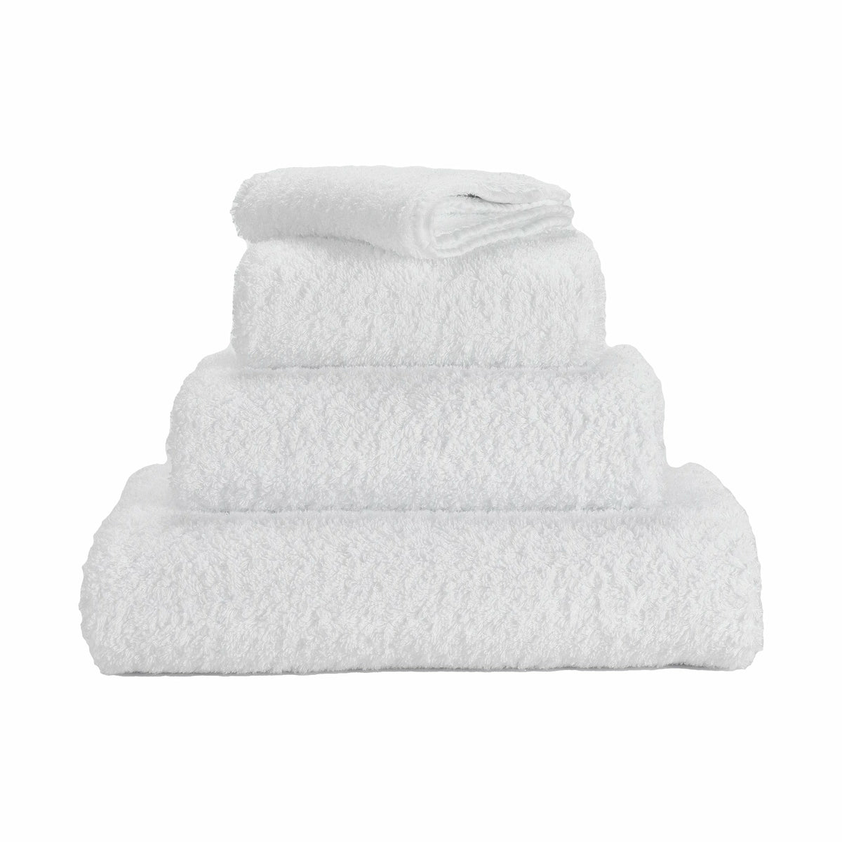 Abyss Super Pile Bath Towels & Mats - White | Fine Linen & Bath