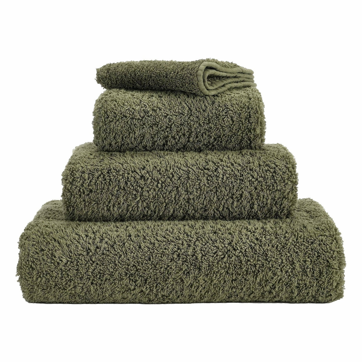 Abyss Super Pile Bath Towels Khaki Fine Linens