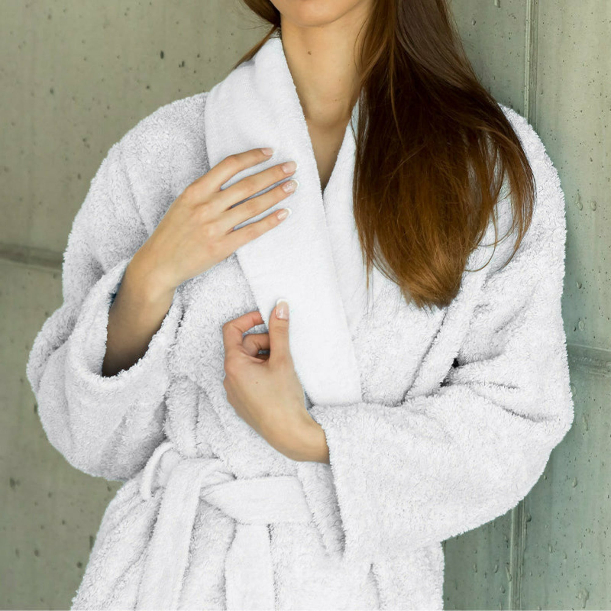 Abyss Super Pile Bath Robes Lady White Fine Linens