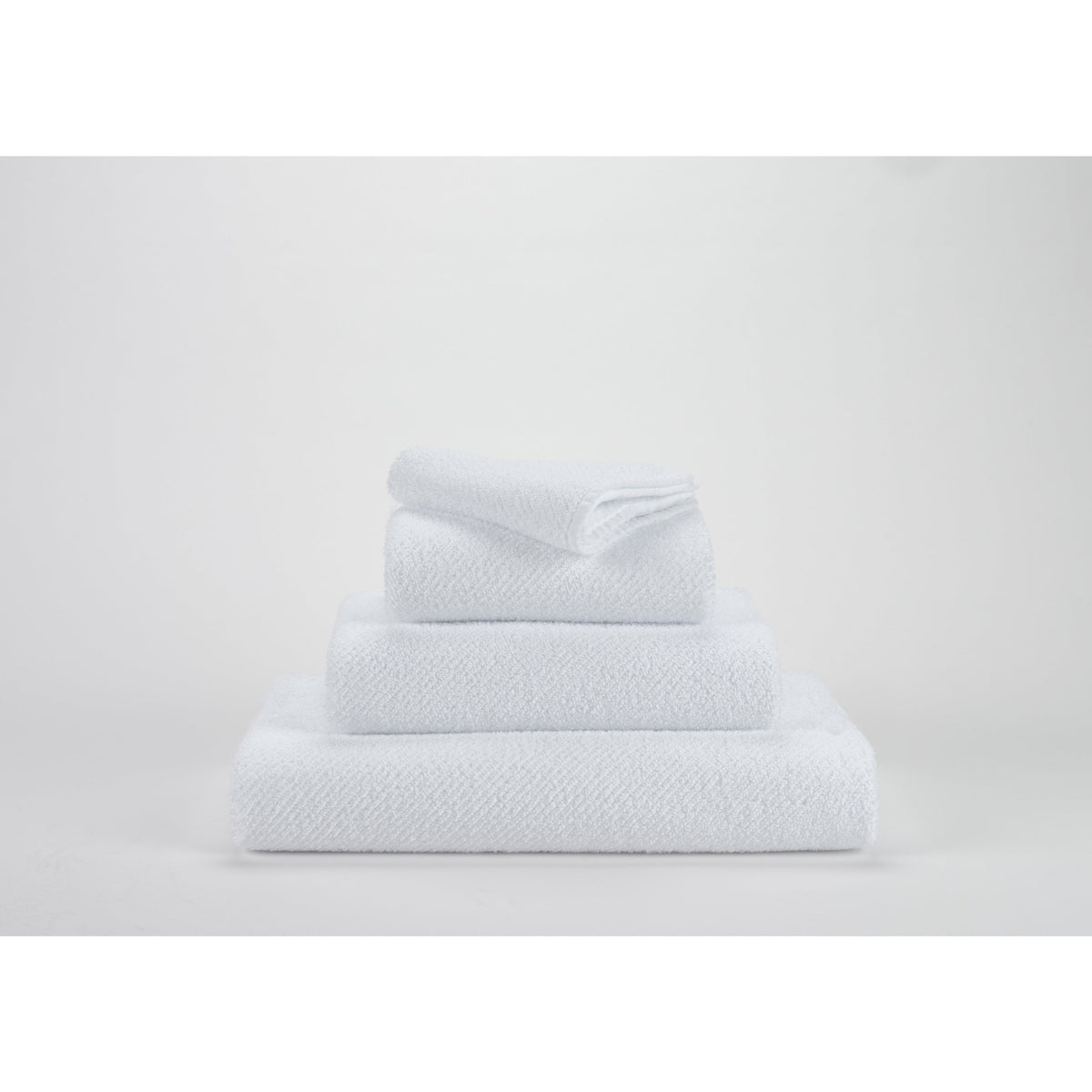 Abyss Super Twill Bath Towels Flat White (100) Fine Linens
