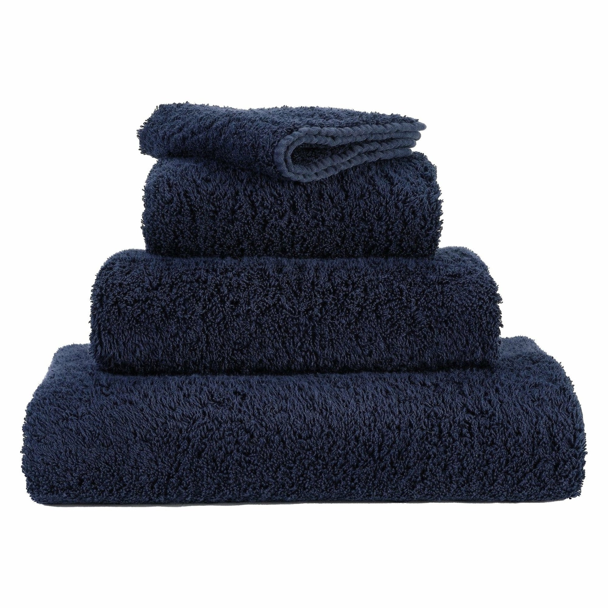 Abyss Super Pile Bath Towels Navy Fine Linens