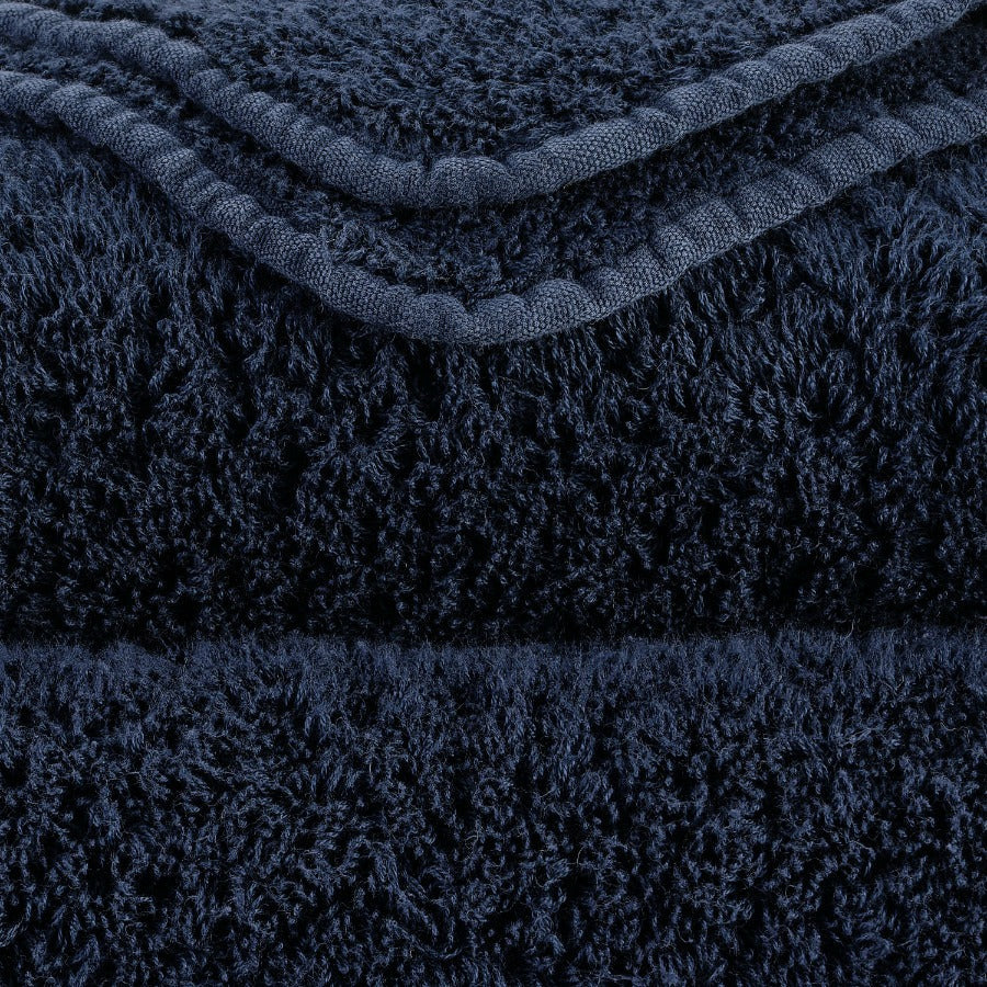 Abyss Super Pile Bath Towels Navy Fine Linens