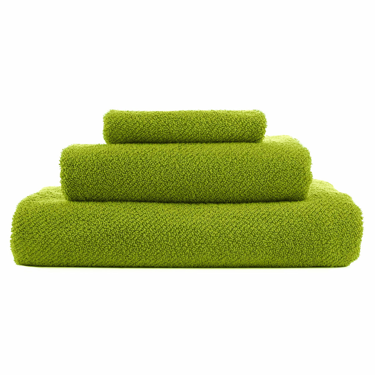 Abyss Twill Bath Towels Pile Apple Green (165) Fine Linens