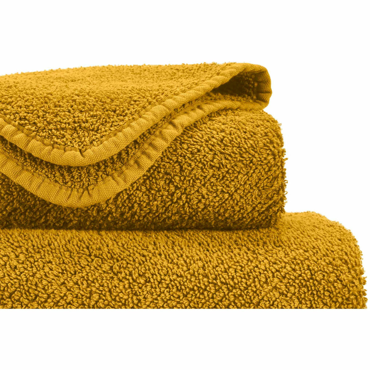 Abyss Twill Bath Towels Close Up Safran Fine Linens 