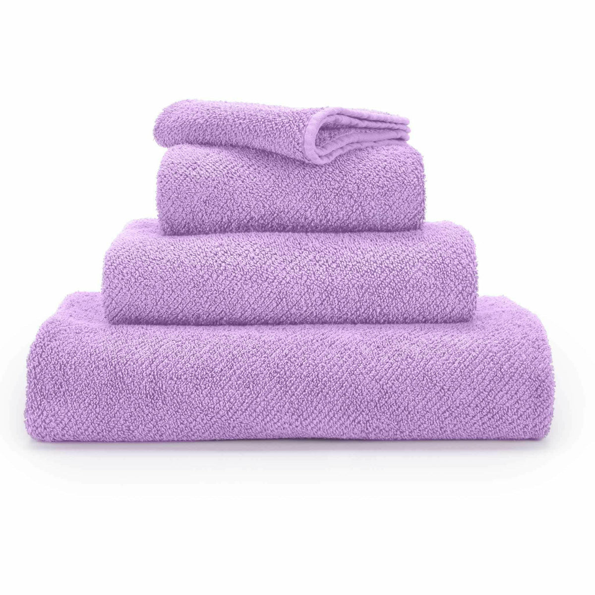 Abyss Twill Bath Towels Stack Lupin Fine Linens
