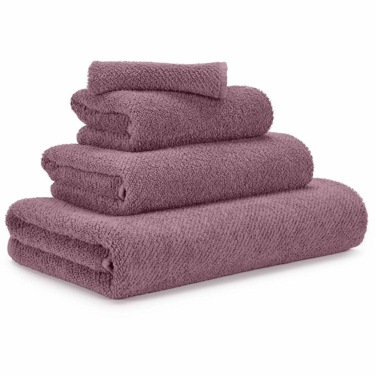 Abyss Twill Bath Towels Orchid Fine Linens 