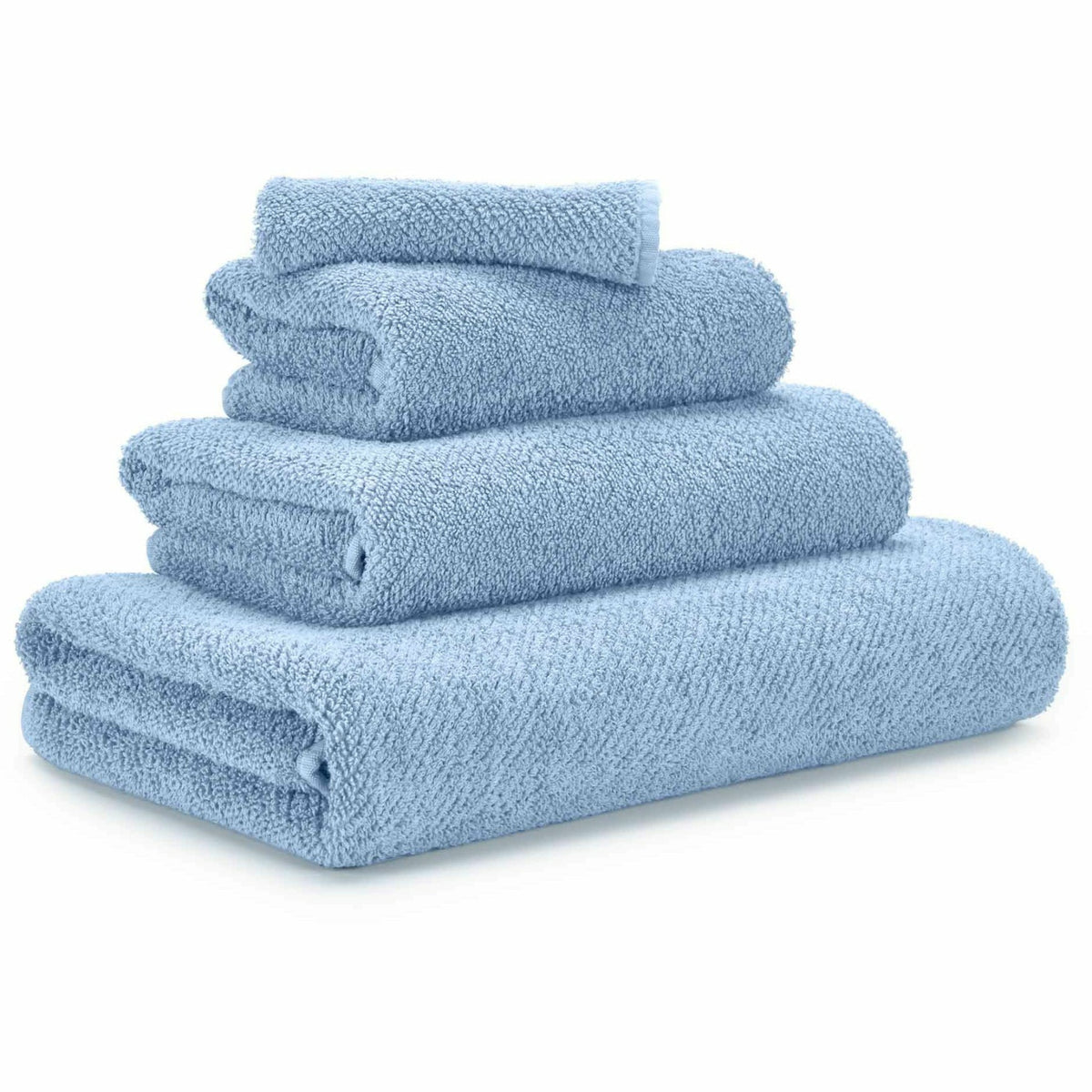 Abyss Twill Bath Towels Powder Blue Fine Linens