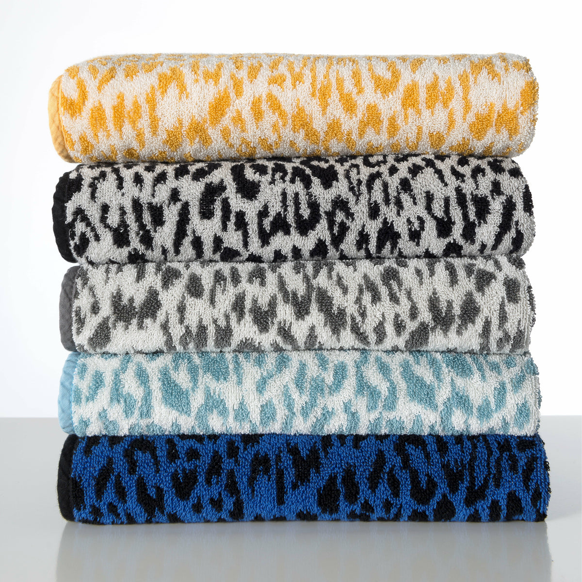 Abyss Zimba Bath Towels Stack Compilation Fine Linens