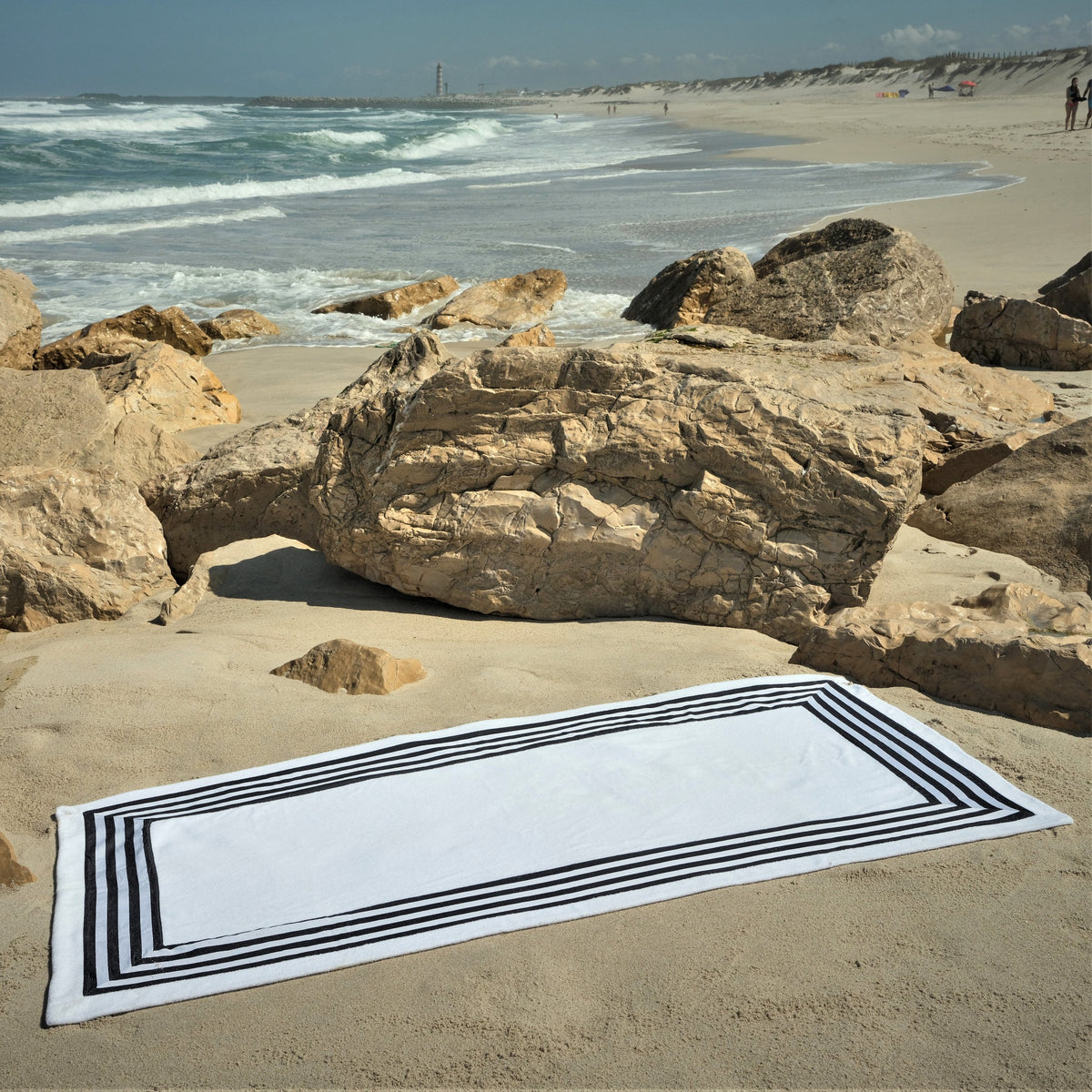 Abyss Cannes Beach Towels White (100) Fine Linens