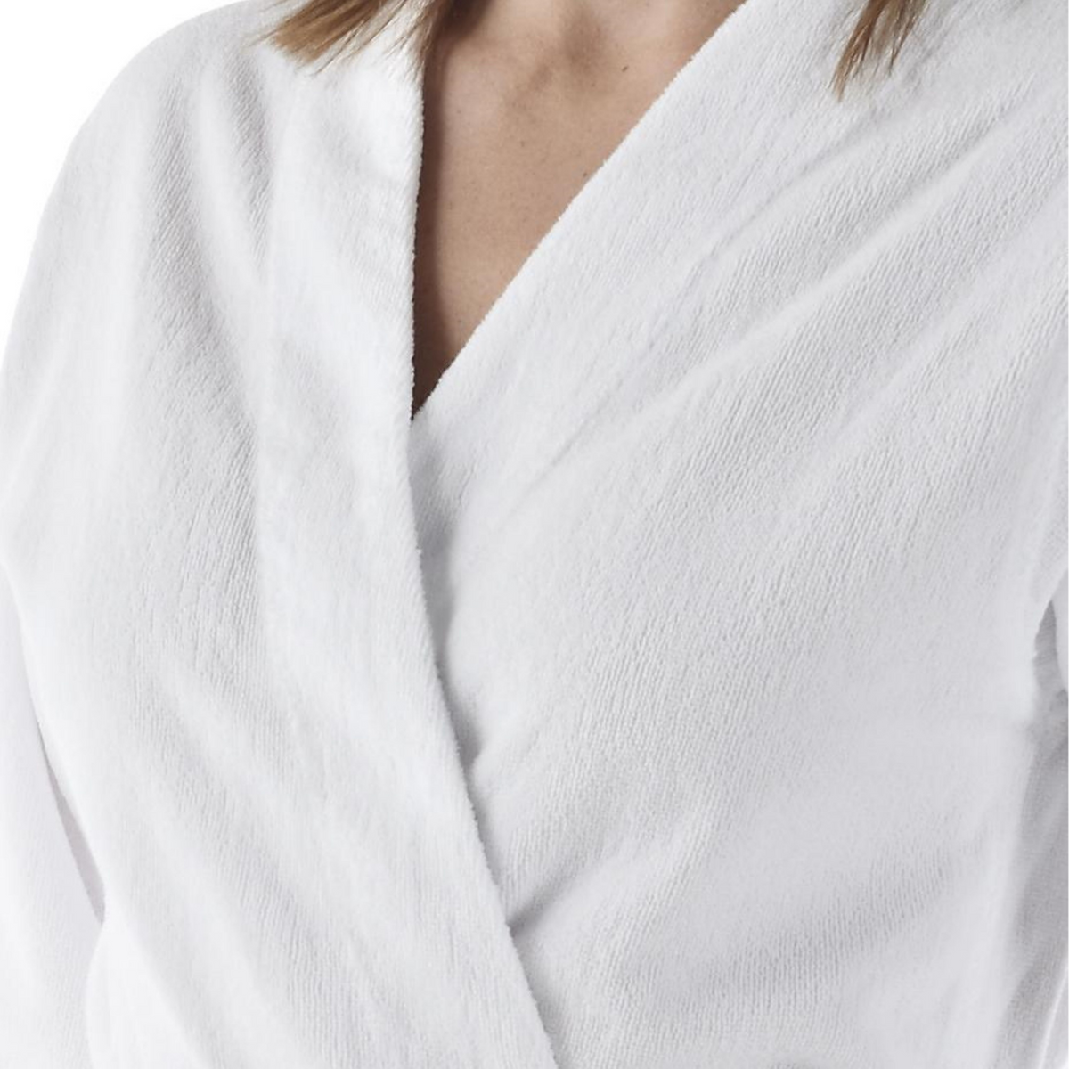 Abyss Spa Bath Robes and Slippers White Fine Linens