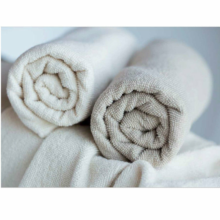 Abyss Spa Bath Towels Two Rolled Fine Linens