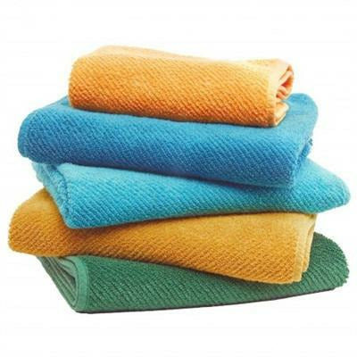 Abyss Twill Bath Towels Twisted Stack