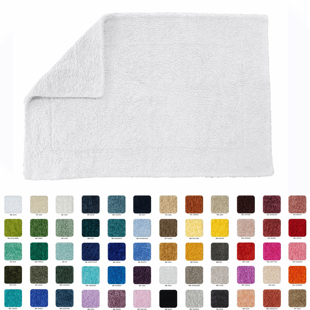Abyss Super Pile Towels - Hand Towel 17x30 Ecru 101